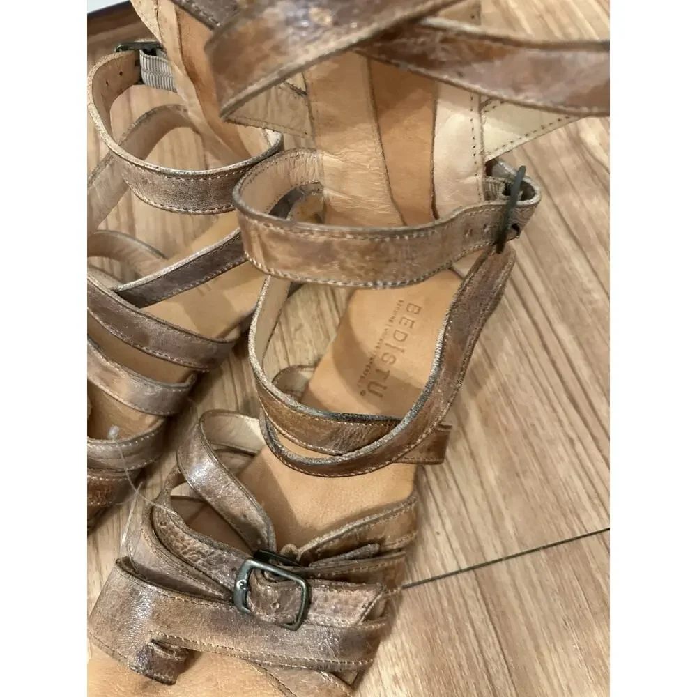 Bed Stu Tall Gladiator Sandals 7.5 Made In Mexico